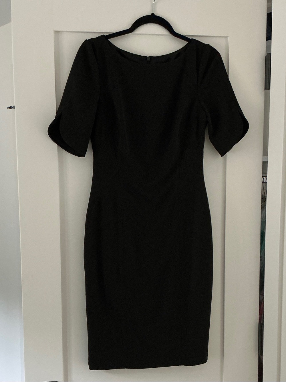 Vince Camuto Black Midi Sheath Dress